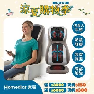 【HOMEDICS 家醫】肩頸溫熱按摩椅墊(MCS-1000H)