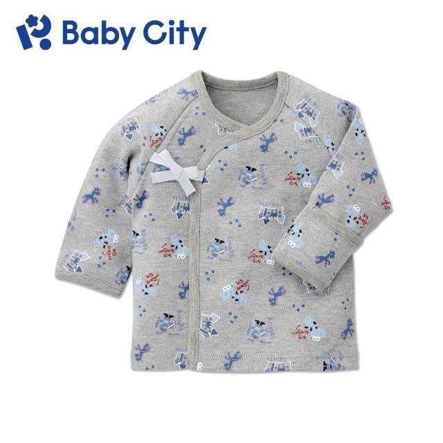 【BabyCity娃娃城 官方直營】美棉長袖肚衣/城堡灰(XS/S)