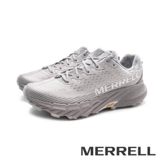 【MERRELL】女 AGILITY PEAK 5 戶外健身輕量型慢跑越野鞋 女鞋(雨雲灰)
