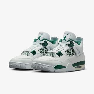 【NIKE 耐吉】休閒鞋 Air Jordan 4 Retro 男鞋 白 綠 Oxidized Green AJ4(FQ8138-103)
