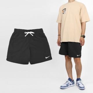 【NIKE 耐吉】短褲 Swim Volley Shorts 男款 黑 白 7吋 速乾 網眼 海灘褲(NESSE494-001)