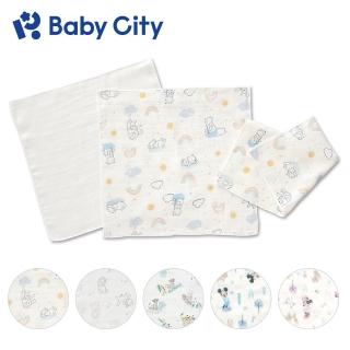 【Baby City 娃娃城】迪士尼紗布多功能小方巾三入(5款)