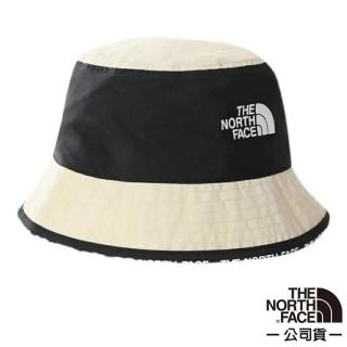 【The North Face】中性款 Cypress Bucket WindWall 輕量防風遮陽登山健行撞色圓盤帽(3VVK-3X4 卡其 N)