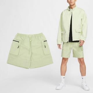【NIKE 耐吉】短褲 NSWTech Pack Woven Utility 男款 綠 寬鬆 抽繩 多口袋 褲子(FB7529-371)