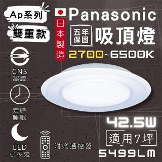 【Panasonic 國際牌】國際牌吸頂燈 47.8W(登入保固5年 LED吸頂燈 LGC58101A09 雙層 附贈遙控)