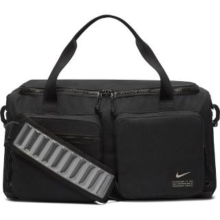 【NIKE 耐吉】UTILITY S POWER DUFF 健身包 手提袋 行李袋 大容量 運動 籃球 氣墊背帶 黑(CK2795-010 ∞)