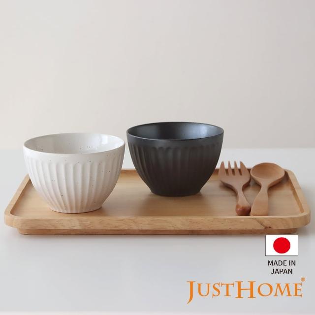【Just Home】日本製沉穩線條4吋點心碗5件組-245ml(碗 飯碗 湯碗 點心碗)