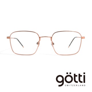 【Gotti】瑞士Gotti Switzerland 超簡約方框鈦金平光眼鏡(ACY)