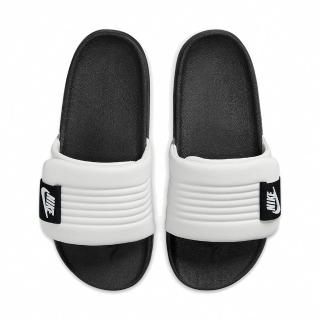 【NIKE 耐吉】OFFCOURT ADJUST SLIDE 男款 運動拖鞋 可調式 黑白(DQ9624100)