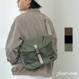 【plain-me】PM大人感旅行郵差包 PLN3038-242(男款/女款 共3色 側背包 斜背包 包包)