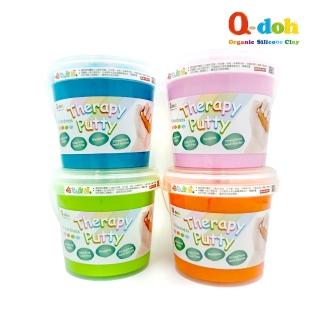 【Q-doh】有機矽膠職能運動黏土-1kg量量桶(4種軟硬度可選/台灣製)