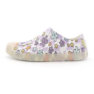 【Native Shoes】Jefferson 紫色 繁花點點 休閒 洞洞鞋 女款(11111501-2050)