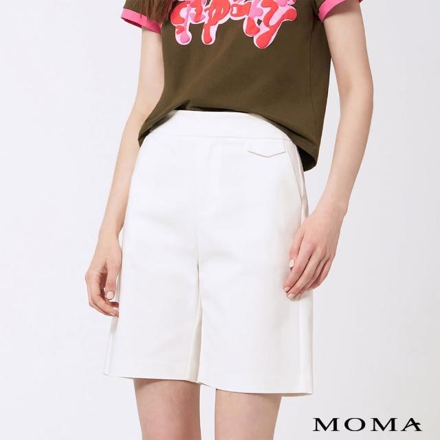 【MOMA】五分錦棉西裝短褲(兩色)