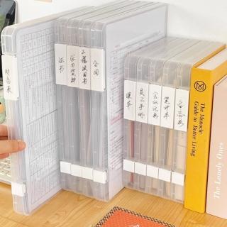 【收納女王】A5-透明文件收納盒(資料盒 文件夾 考卷收納)