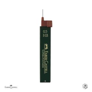 【Faber-Castell】0. 5mm 自動鉛筆芯-HB 6入組(原廠正貨)