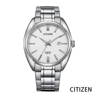 【CITIZEN 星辰】簡約風格時尚雋永/日本機芯/不鏽鋼腕錶手錶-白色/BI5100-58A/41mm