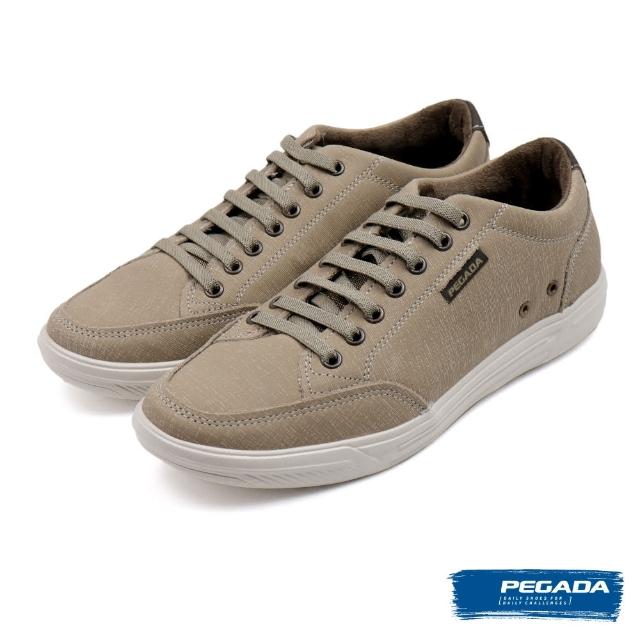 【PEGADA】巴西舒適軟墊綁帶真皮休閒鞋 淺棕色(110403A-LBR)