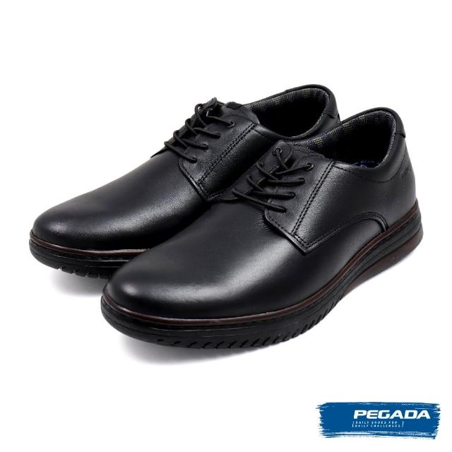 【PEGADA】巴西舒適軟墊輕便綁帶休閒鞋 黑色(111404-BL)