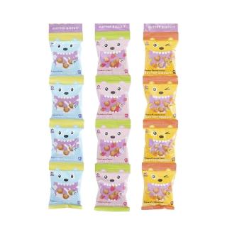 【寶寶共和國】俏 CHOKO 熊熊酥餅串串包 牛奶/草莓/香蕉南瓜 25gx4包(寶寶餅乾 寶寶零食)