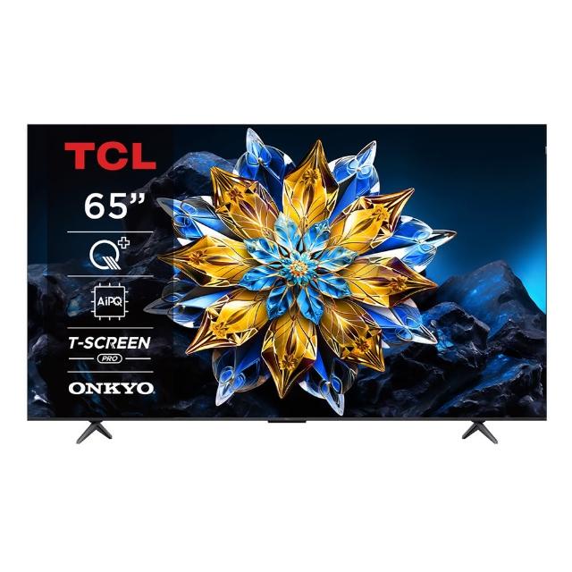 【TCL】65型 4K QLED PRO  Google TV 量子智能連網液晶顯示器(65C655 PRO-基本安裝)