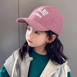 【Emi 艾迷】韓系兒童潮帽字母 棒球帽 可愛帥氣 遮陽帽(約2~8歲 帽圍46-54可調整)