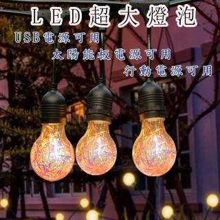 【POKO】LED太陽能絲球燈串(情人節燈 童話燈串 適用於室內 戶外 陽台 造景 婚禮 派對裝飾)