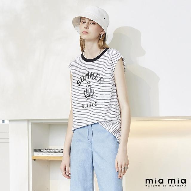 【mia mia】SUMMER船錨小蓋袖T恤