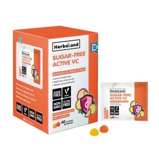 【永信藥品】禾寶藍兒童VC無糖機能軟糖20包/盒(加拿大進口 /植物果膠 / 維生素C)