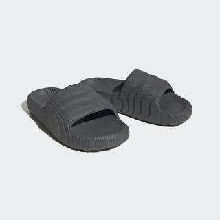 【adidas 愛迪達】ADILETTE 22 運動拖鞋(HP6522 男女鞋 ORIGINALS 涼/拖鞋 黑)
