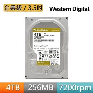 【WD 威騰】金標 4TB 3.5吋 7200轉 256MB 企業級內接硬碟(WD4004FRYZ)