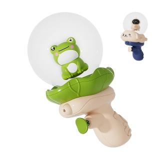 【JoyNa】兒童水槍 卡通青蛙太空人(按壓水槍 大容量 噴水洗澡玩具 兒童玩具 戲水玩具)