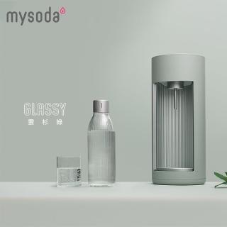 【mysoda】Glassy頂級工藝玻璃氣泡水機(雲杉綠)