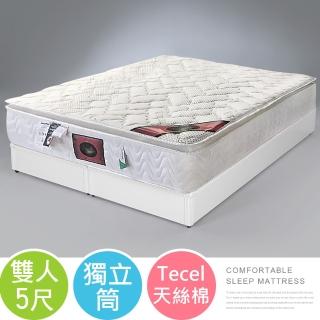 【Homelike】豐尚天絲棉獨立筒床墊(雙人5尺)
