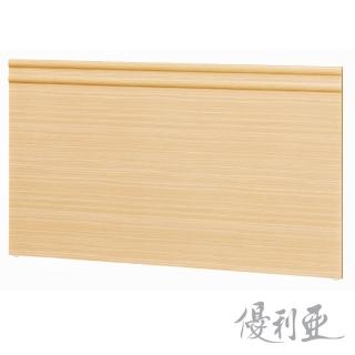 【優利亞】洛倫白橡色木心板 雙人5尺床頭片
