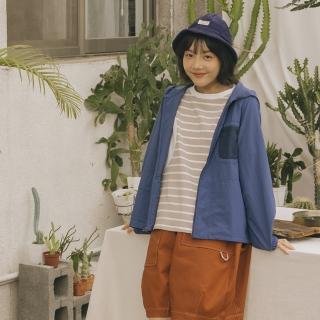 【MOSS CLUB】日本布抗UV材質可收納輕薄長袖外套(藍 綠/魅力商品)