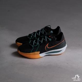 【NIKE 耐吉】NIKE ZOOM GT Cut 3 黑綠橘 實戰 籃球鞋(GT3 DV2918-001)