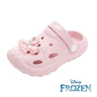 【Disney 迪士尼】童鞋 冰雪奇緣 園丁洞洞鞋/防撞 輕量 防水 舒適 淺粉紅(FOKG41913)