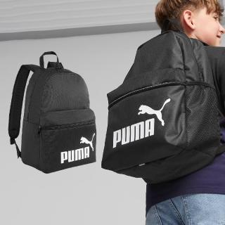 【PUMA】後背包 Phase Backpack 黑 白 可調背帶 雙肩背 肩背包 背包(079943-01)