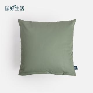 【hoi! 好好生活】台灣製質感貓抓布抱枕43x43cm-薄荷綠