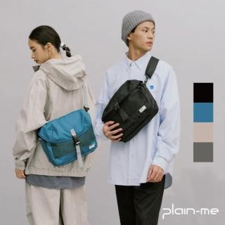 【plain-me】PM旅行郵差包 PLN3027-232(男款/女款 共4色 肩背包 側背包)