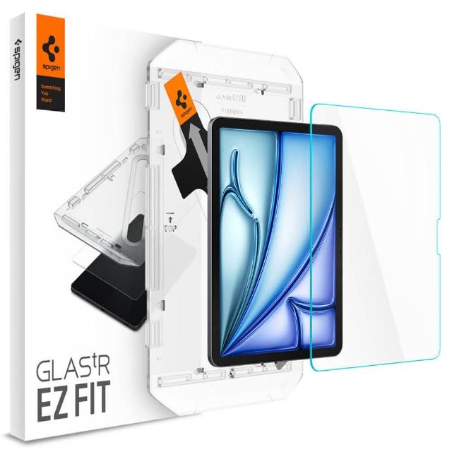 【Spigen】SGP 2024 iPad Air 13吋/11吋_Glas.tR EZ Fit-玻璃保護貼(含快貼板)