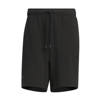 【adidas 愛迪達】ST FL KN Shorts 男 短褲 運動 休閒 簡約 百搭 居家 舒適 棉質 黑(IT3930)