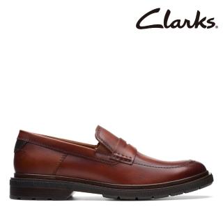 【Clarks】男鞋 Burchill Penny 厚底潮流百搭紳士便鞋 皮鞋(CLM76931D)