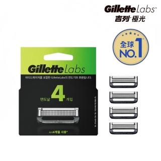 【Gillette 吉列】極光系列刮鬍刀頭-4刀頭