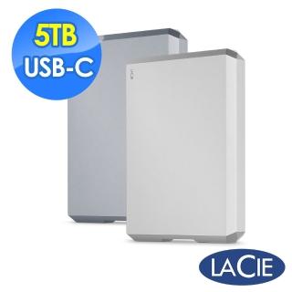 【LaCie 萊斯】Mobile Drive 5TB USB-C 外接硬碟-太空灰(STHG5000402)