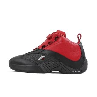 【REEBOK】Answer IV 男 籃球鞋 運動 球鞋 艾佛森 皮革 拉鍊 隱藏式鞋帶 紅黑(100033883)