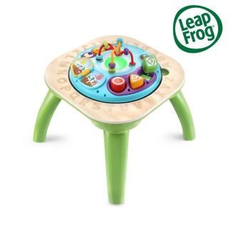 【LeapFrog】木質ABC兩用學習桌(兩種不同玩法 可坐著或站著玩)