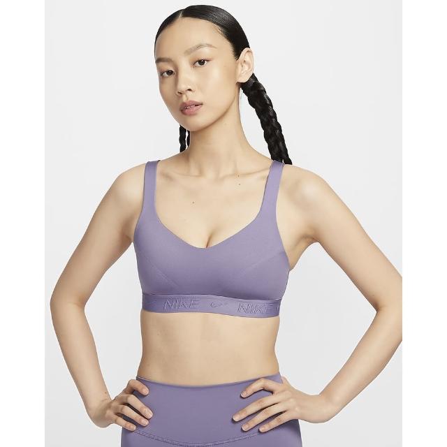 【NIKE 耐吉】運動內衣 運動 訓練 Nike Dri-FIT 女 AS W NK DF INDY HGH SPT BRA 深紫色(FD1069509)