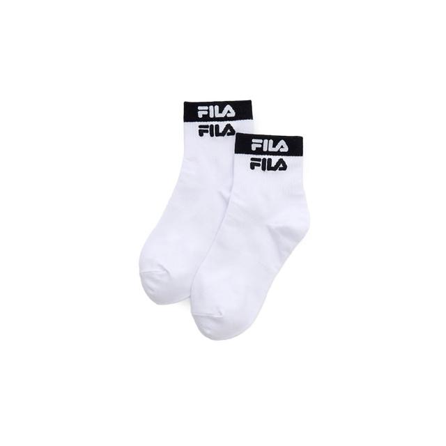 【FILA官方直營】基本款棉質短襪-白色(SCY-5004-WT)