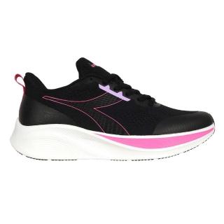 【DIADORA】女專業慢跑避震鞋-運動 訓練 慢跑 反光 黑桃紅紫(DA31750)